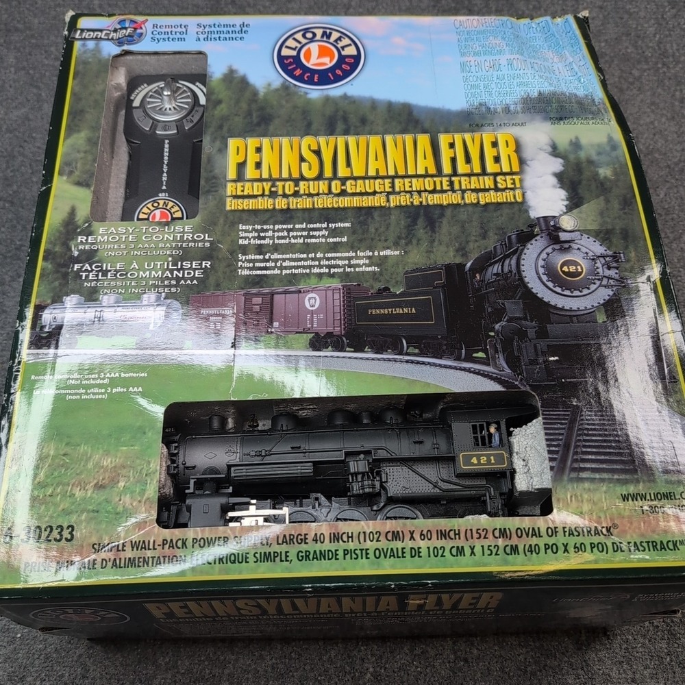 Lionel Pennsylvania Flyer O Gauge Train Set 6-30233 Remote Ready To Run - Picture 14 of 14